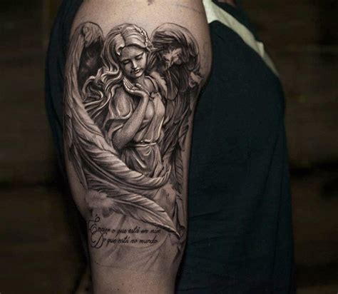 simple angel tattoo|realistic angel tattoo.